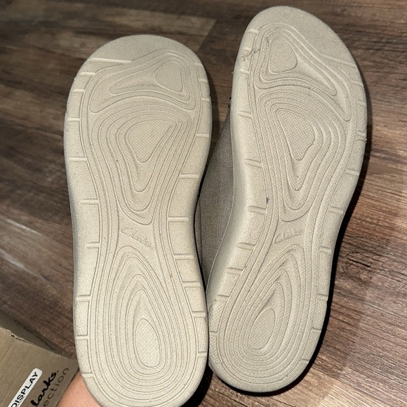 Clarks Driftlite Surf Interest Mens Canvas Extreme Comfort Shoes TAUPE Size 7 - Picture 5 of 5